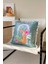 Leopar Desenli Fırfırlı Country, Iskandinav, Bohem 50X50 Dekoratif Yastık(Içi Dolgulu) 3