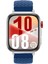 Watch Fit 3 / Fit 4 / Fit 4 Pro Uyumlu Solo Loop Örgü Kumaş Kordon – Metal Klipsli, Ayarlanabilir, Yumuşak ve Hafif Bileklik 3
