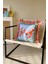Yengeç Desenli Marin Temalı Fırfırlı Country, Iskandinav, Bohem 50X50 Dekoratif Yastık(Içi Dolgulu) 2