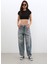 Kadın Yüksek Bel Skater Fit Jean Pantolon Tint 2