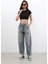 Kadın Yüksek Bel Skater Fit Jean Pantolon Tint 7