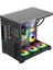 Alpha Elite 7x Argb Fan Kumanda ve Kontrolcü Atx Boş Bilgisayar Kasası Siyah 3
