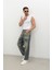 Erkek Skater Fit Jean Pantolon Tint Yeşil 1