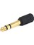 Ars Stereo Kulaklık Mikrofo Adaptörü 6,3mm Erkek To 3,5mm Dişi Gold Jak 1