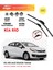 Kia Rio Ön Cam Muz Muz Silecek Takımı 1.0 1.25 1.4 Motor Araca Özel Aparat 2012-2020 1