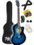 RG-540BL Kaliteli Kesik Kasa Mavi 40 Iç Akustik Gitar Seti 4/4 Yetişki 1