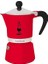 - Raibow: 3 Cups Ocak Üstü Espresso Pişirici - 130ML - Kırmızı Rek - Alümiyum Gövde - Pate 1