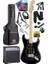 Maxword MAP-45BK-30AMP 30W Bt Amfili Siyah Elektro Gitar Seti Hss Mayetik Maple Klavye Strat Kasa 1