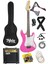 CEG-36PK 8-12 Yaş Çocuklar Içi Amfili Full 3/4 36 Iç Elektro Gitar Seti Pembe 1