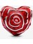 Pandora Kırmızı Gül Kalp Charm 925 Ayar Gümüş 3