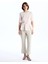 Yeni Sezon Bisiklet Yaka Peplum Bluz - S5OO47Z8 2
