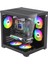 Orion Cube 5x Tuştan Değişen Rgb Fanlı M-Atx Boş Bilgisayar Kasası Siyah 1
