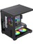 Orion Cube 5x Tuştan Değişen Rgb Fanlı M-Atx Boş Bilgisayar Kasası Siyah 4