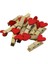 Mini Kalpli Ahşap Fotoğraf - Süs - Sunum Mandalı 12PCS 1