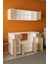 Kahve Köşesi Çok Amaçlı Dolap Mikrodalga Set Altı Mutfak Dolabı Arno 3