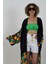 Etek Ucu Desenli Uzun Kimono 3
