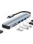 Type C Hub (7 Port), 100W Pd Şarj ve Veri Transfer Type-C Port 4K 30HZ Veya 1080P 60HZ Hdmı, 1 Adet USB 3.0 Port 2 Adet 2.0 Port, Mirosd ve Sd Kart Okuyucu MacBook Pro/air Vb. Uyumlu 1
