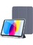 iPad 10.9 Inç 2022 10. Nesil Uyumlu Smart Kılıf, Pencil Kalemlikli, Trifold, Esnek, Mat, Darbeye Tam Dayanıklı Tablet Kılıfı (Lila) 1