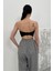 Kadın Crop Top Straplez Basic Sırtı Kopçalı Büstiyer 7