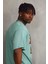 Unisex Baskılı Oversize T-Shirt - Mint Yeşili 4