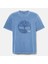 Garment Dye Logo Graphic Tee Erkek Lacivert Tshirt TB0A5UEK2881 5