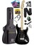 Maxword MAP-45BK Siyah Elektro Gitar Seti Hss Mayetik Maple Klavye Strat Kasa 1