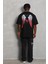Unisex Oversize Baskılı Bisiklet Yaka T-Shirt - Siyah 2