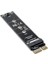 Alfais 4391 M.2 Nvme SSD Ngff To Pcie 3.0 X1 Adaptör M Key Kart Çevirici Dönüştürücü 1