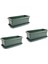 SO-V691 Tabaklı Villa Bahçe Saksı Takımı 39 Lt Yeşil 3 Adet 1