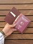 Bordo Pasaport Kılıfı Hakiki Deri Seyahat Cüzdanı Pasaport Koruyucu 8