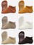 Bistyle 6'lı Sneakers Kaymaz Penye Çorap 20102 Toprak 3