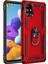 Samsung Galaxy M51 Kılıf Sofya Yüzüklü Silikon Kapak - Kırmızı 1