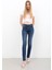 Kadın Likralı Slim Jean Pantolon Mavi 5