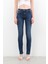 Kadın Likralı Slim Jean Pantolon Mavi 7