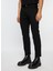 Normal Bel Straight Fit Paça Straight Siyah Erkek Denim Pantolon 499985 2