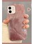 Apple iPhone 11 Tüy Ebru Desenli Darbe Emici Rose Renkli Silikon Koruyucu Kapak 1