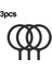 Magsafe Için Manyetik Metal Yüzük IPhone 16 15 14 13 12 Pro Max Android Telefon Kablosuz Şarj Şarj Cihazı Stand Metal Sticker Ring Renk: Black-B 3pcs (Yurt Dışından) 1