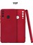Huawei Y6P Kılıf First Silikon - Bordo 1
