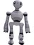 35CM Wilderness Robot Sevimli Robot Peluş Oyuncak (Yurt Dışından) 1