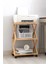 Bambu 3 Raflı Tekerlekli Sehpa Düzenleyici Raf Çok Amaçlı Organizer DB-0023 4