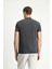 Polo Yaka Slim Fit Dar Kesim Nakışlı Süprem Pamuklu Tişört 5