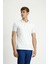Polo Yaka Slim Fit Dar Kesim Nakışlı Süprem Pamuklu Tişört 1