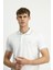 Polo Yaka Slim Fit Dar Kesim Nakışlı Süprem Pamuklu Tişört 5