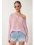 Ajurlu Mevsimlik Triko Bluz LYY0092 Pembe 2