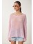 Ajurlu Mevsimlik Triko Bluz LYY0092 Pembe 4