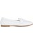 Beyaz Deri Kadın Loafer 01WY0801 01WY0801 1