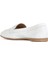 Beyaz Deri Kadın Loafer 01WY0801 01WY0801 4