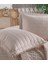 % 100 Pamuk Ponponlu Yatak Örtüsü Çift Kişilik Pedra Bej 2