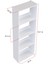 KTS3E Modern 5 Raflı Kitaplık - 54X155CM - Beyaz 4