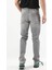 Erkek Dizi Yırtık Jean Pantolon Gri 7